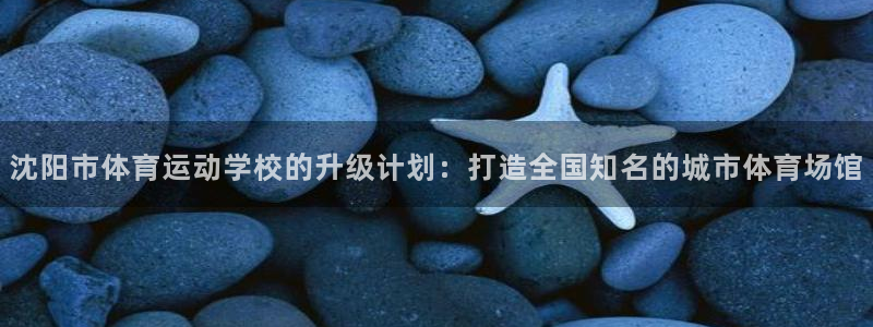 球客岛：沈阳市体育运动学校的升级计划：打造全国知名的城市体育场馆
