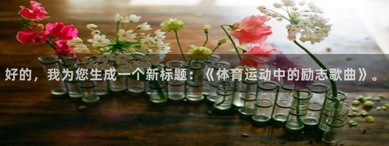 球客岛：好的，我为您生成一个新标题：《体育运动中的励志歌曲》。