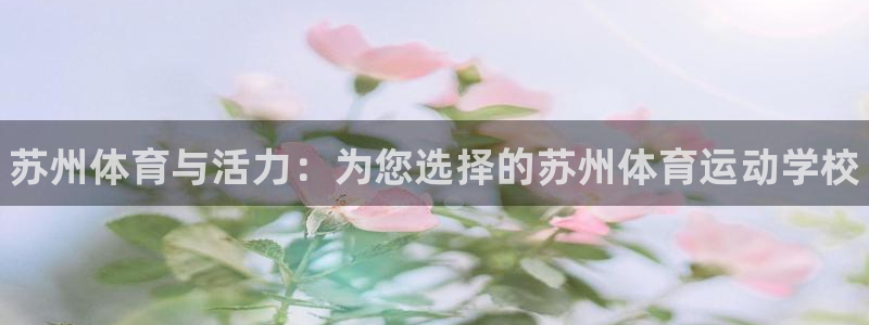 球客岛：苏州体育与活力：为您选择的苏州体育运动学校