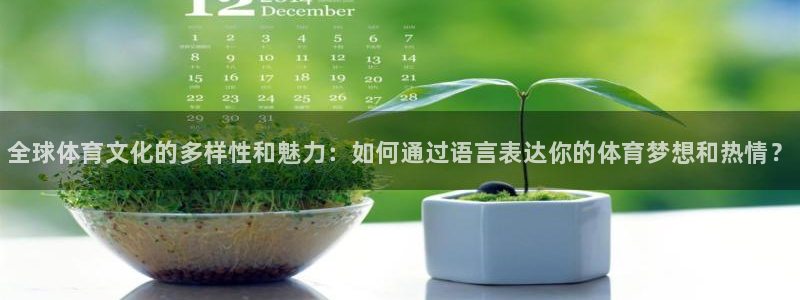 球客岛：全球体育文化的多样性和魅力：如何通过语言表达你的体育梦想和热情？